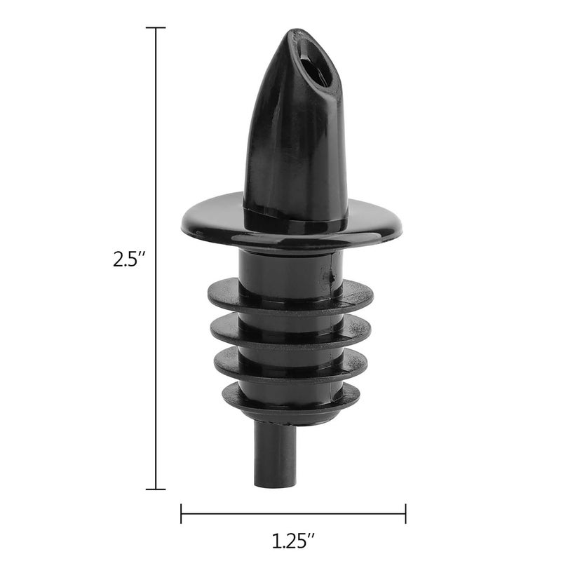 Hedume 50 Pack Bottle Pourers, Free Flow Pourers, Liquor Bottle Pourers Perfect for Pubs, Clubs, Restaurants, Bars, Coffee Shops and Diners - Image 2